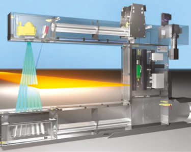 IMS measurement system installed on a hot rolling mill
