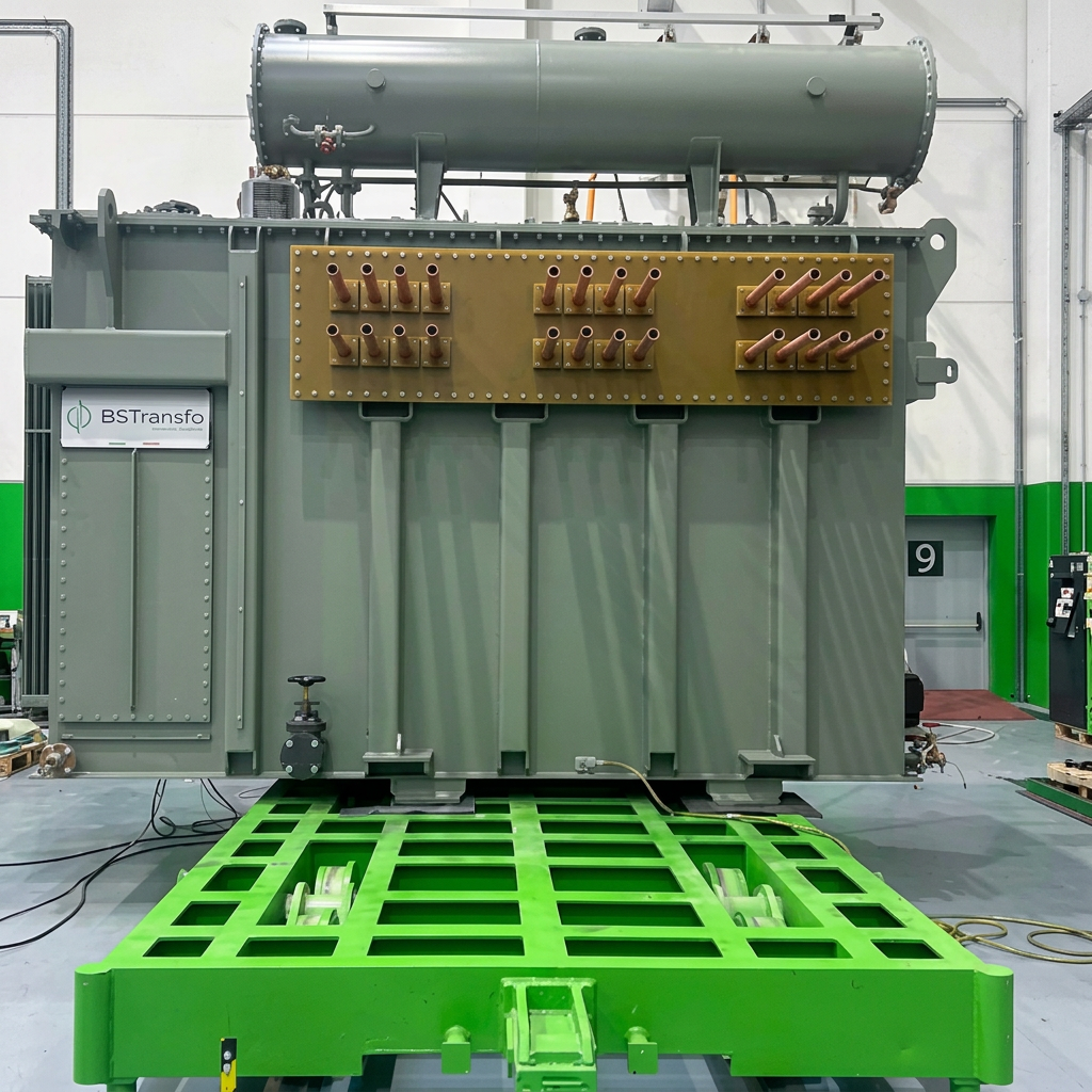 BSTransfo furnace transformer on transport frame